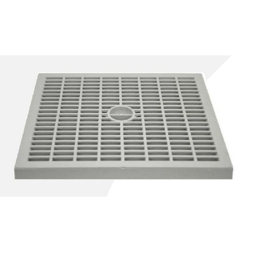 REJILLA ARQUETA SUPER PP 40x40cm GRIS ODEM