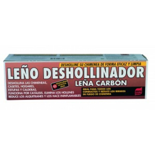 Pqs leño deshollinador ( madera y carbón)