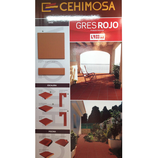 PELD.FIORENT. GRES ROJO 31x30 CEHIMOSA