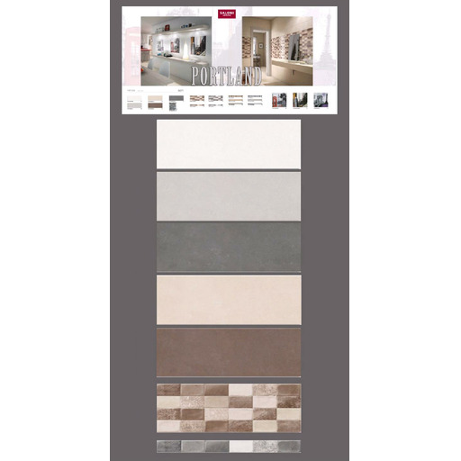 AZULEJO DECORADO PORTLAND M-OTUS 20x60 GRIS SALONI