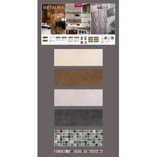 PAVIMENTO METALIKA 31x31 MARRON SALONI
