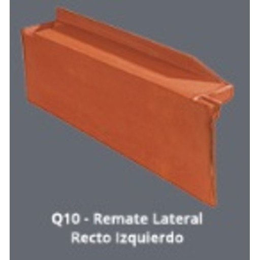 REMATE LATERAL IZDO RECTO TEJA MIXTA PEQ.MARRON ESCANDELLA Q10