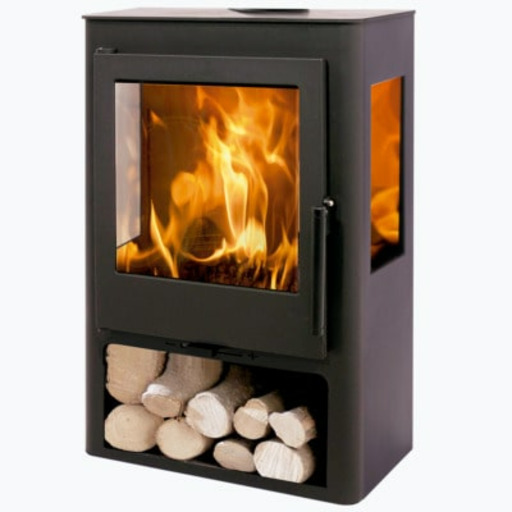 ESTUFA LEÑA CORAL 3V 5.4Kw 730X446X384mm PANADERO